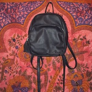 Leather backpack